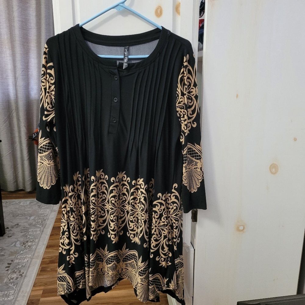 Fun dressy tunic top